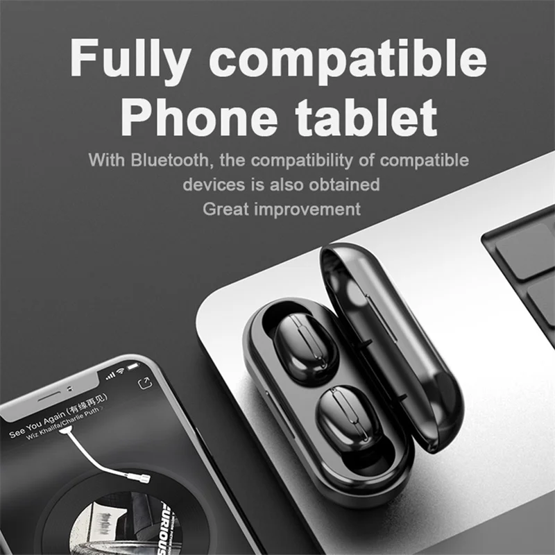 

BT5.0 TWS Earphones Hook Wireless Sport Bluetooth Earphone Headset Waterproof Dual Touch Earbuds Stereo Bluetooth Gaming Headset