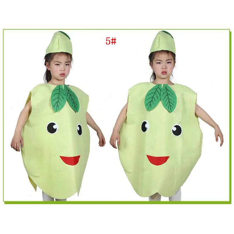 Модное детское нарядное платье унисекс Детские костюмы с рисунком фруктов и