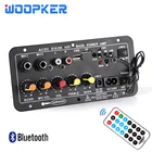 Плата усилителя динамика Woopker, Bluetooth, AUX, TF-карта, USB 30-120 Вт, 8-12 дюймов, 220 В, 12 В, 24 В