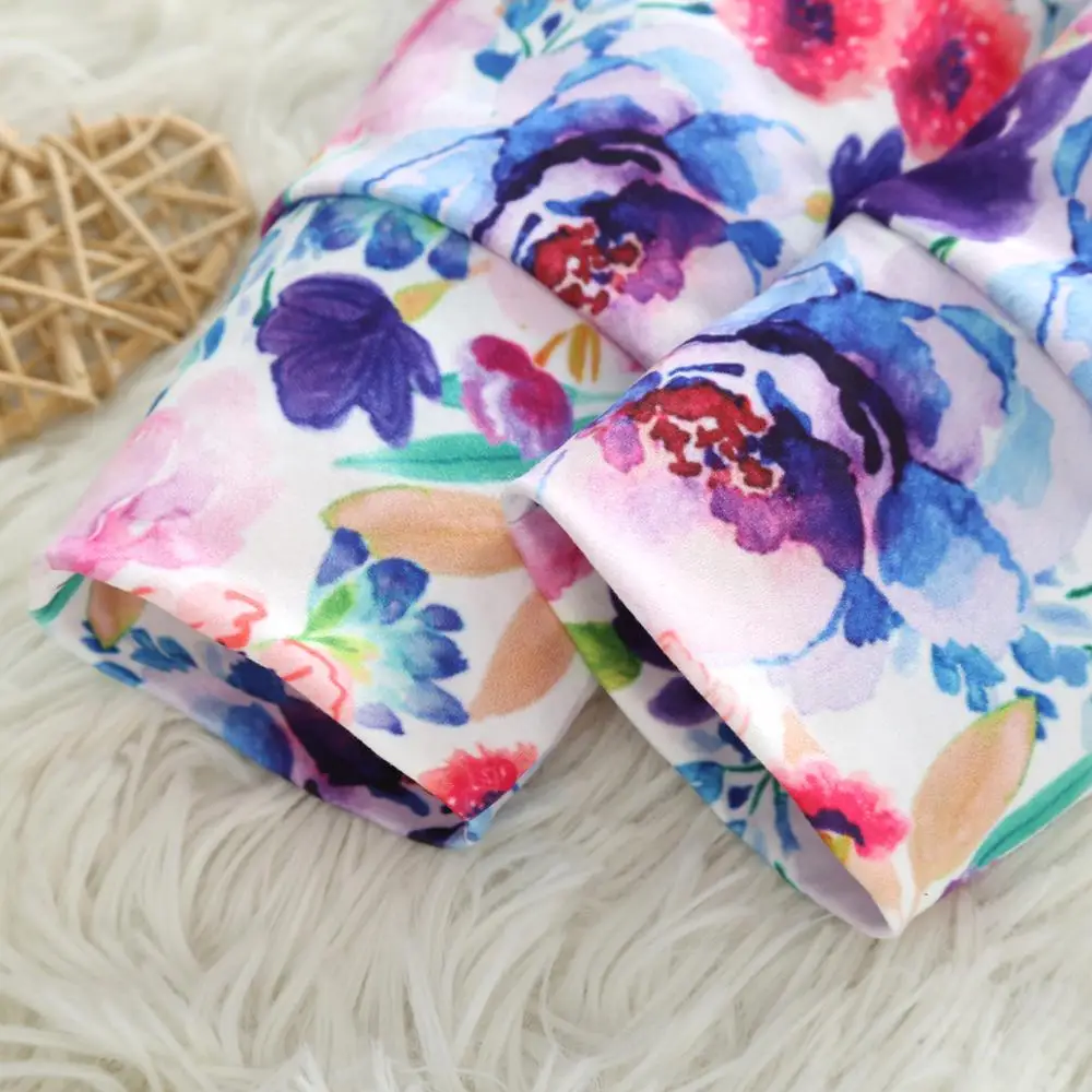 2019 г. Модная одежда для новорожденных мальчиков и девочек Футболка с цветочным