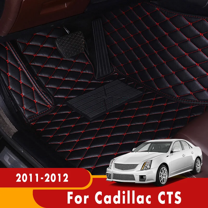 

For Cadillac CTS 2011 2012 Car Floor Mats Carpets Rugs Floorliners Waterproof Interior Accessory Protector Dash Foot Rugs