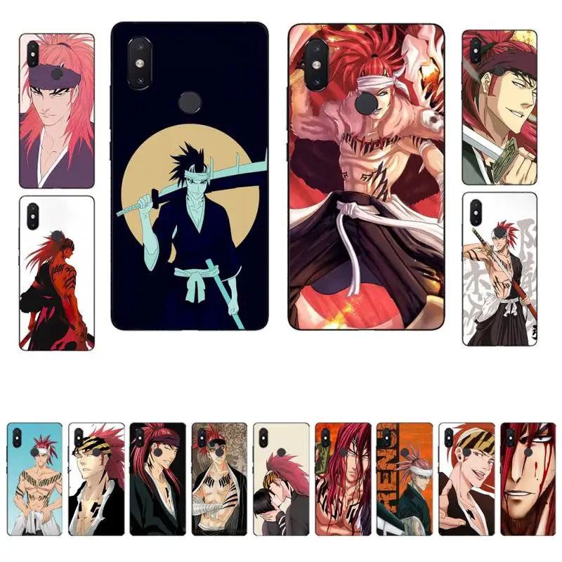 

FHNBLJ Bleach Renji Abarai Phone Case for Xiaomi mi 8 9 10 lite pro 9SE 5 6 X max 2 3 mix2s F1