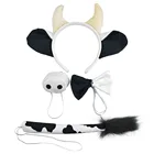 4 шт., плюшевые повязки на голову для детей