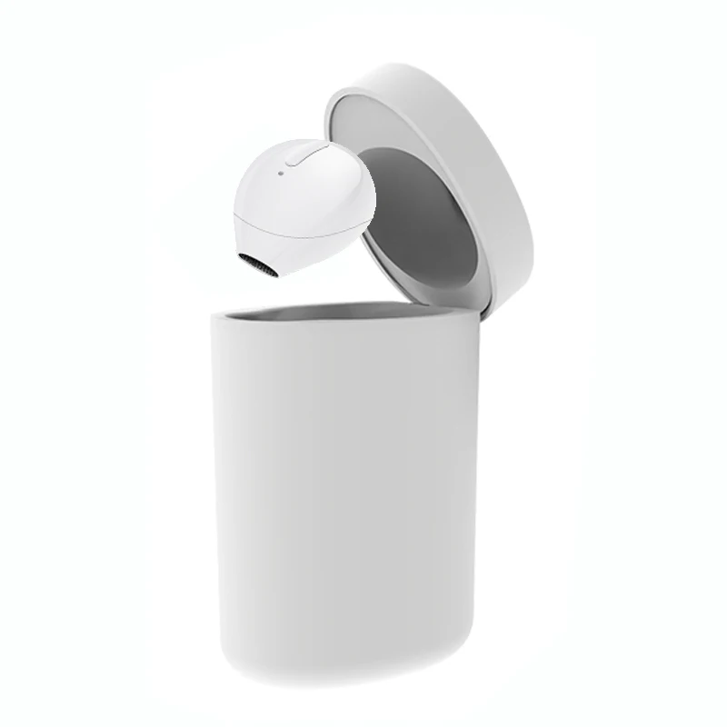 

Невидимые автомобильные Bluetooth-наушники с микрофоном, водонепроницаемые, наноразмера, управление одной кнопкой, чехол для зарядки, 15 часов р...