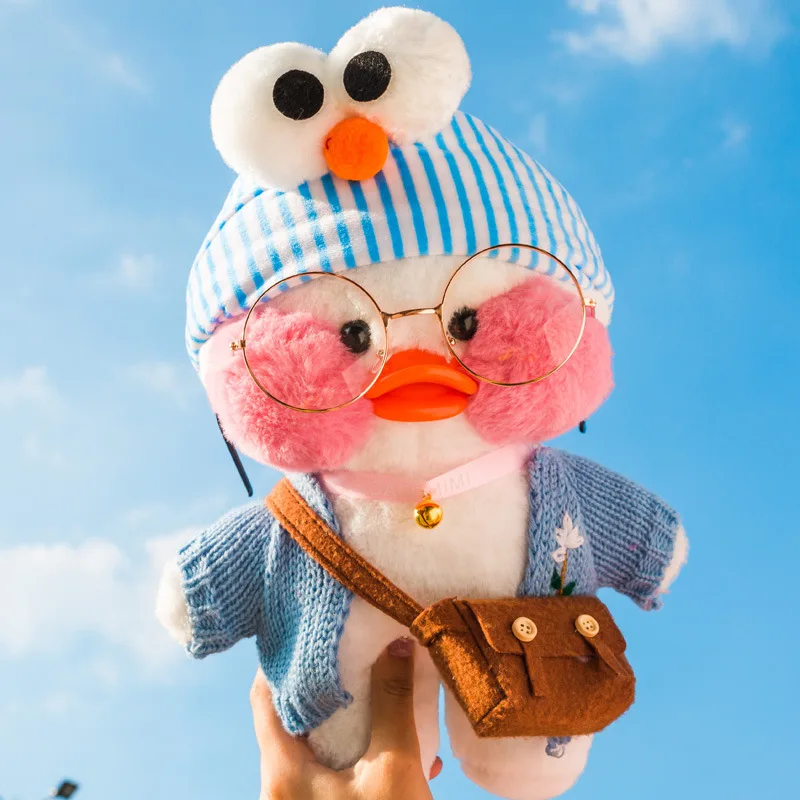 Милая Белая утка 30 см плюшевые игрушки маленькая с гиалуроновой кислотой мягкие