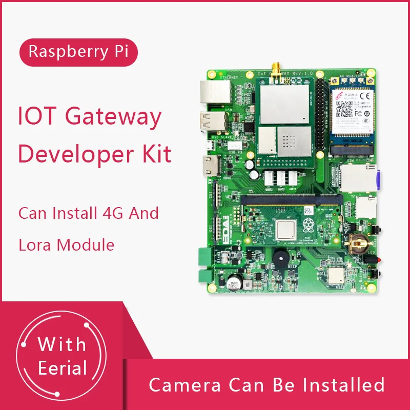 Плата шлюза Raspberry Pi IoT с модулем 4G модуль loRa поддержкой компьютерного модуля CM1 CM3 +