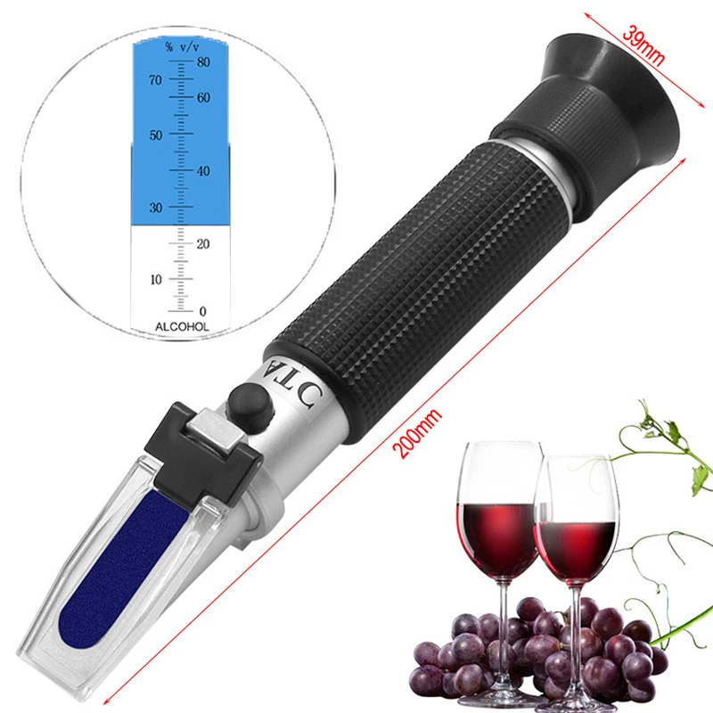 

117 High concentration Brix Refractometer 0~80% Honey Bees Sugar Food Beverages ATC Content Beekeeping Meter Tool