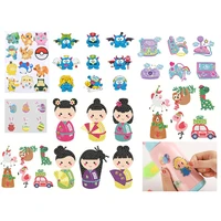 childrens gifts diy diamond painting random stickers 5d kawaii clown anime stickers refrigerator stickers childrens toy gifts