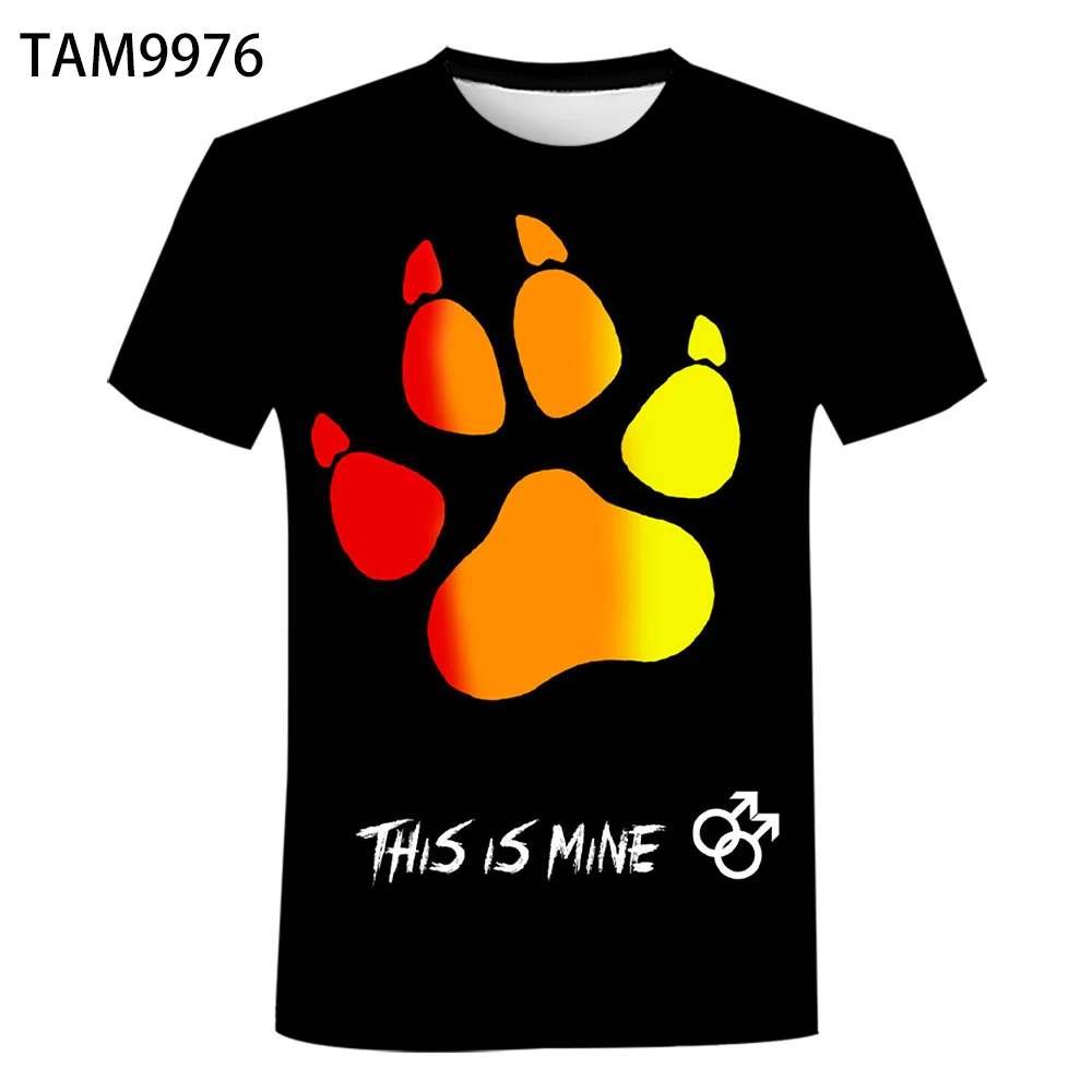 Футболка с рисунком красного карлика надписью Story футболка 3D принтом для