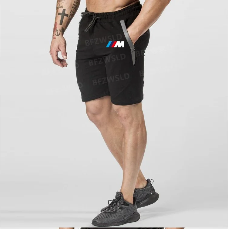 

Summer mens for bmw fitness shorts Bodybuilding jogging workout short pants sport Running Breathable Quick drying Mesh Sweatpant
