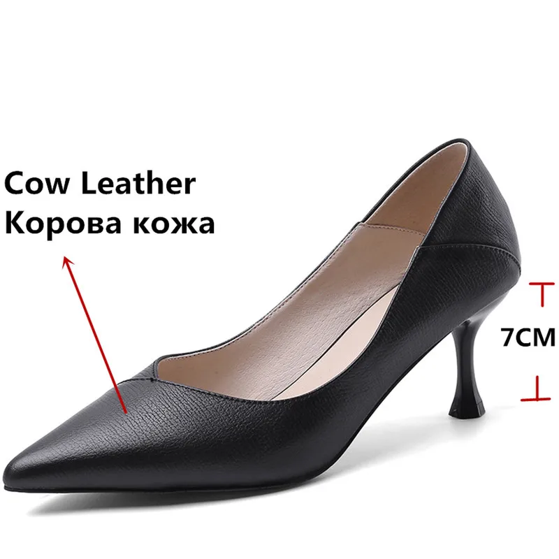 FEDONAS/женские туфли-лодочки Свадебные туфли из коровьей кожи Вечерние Сезон