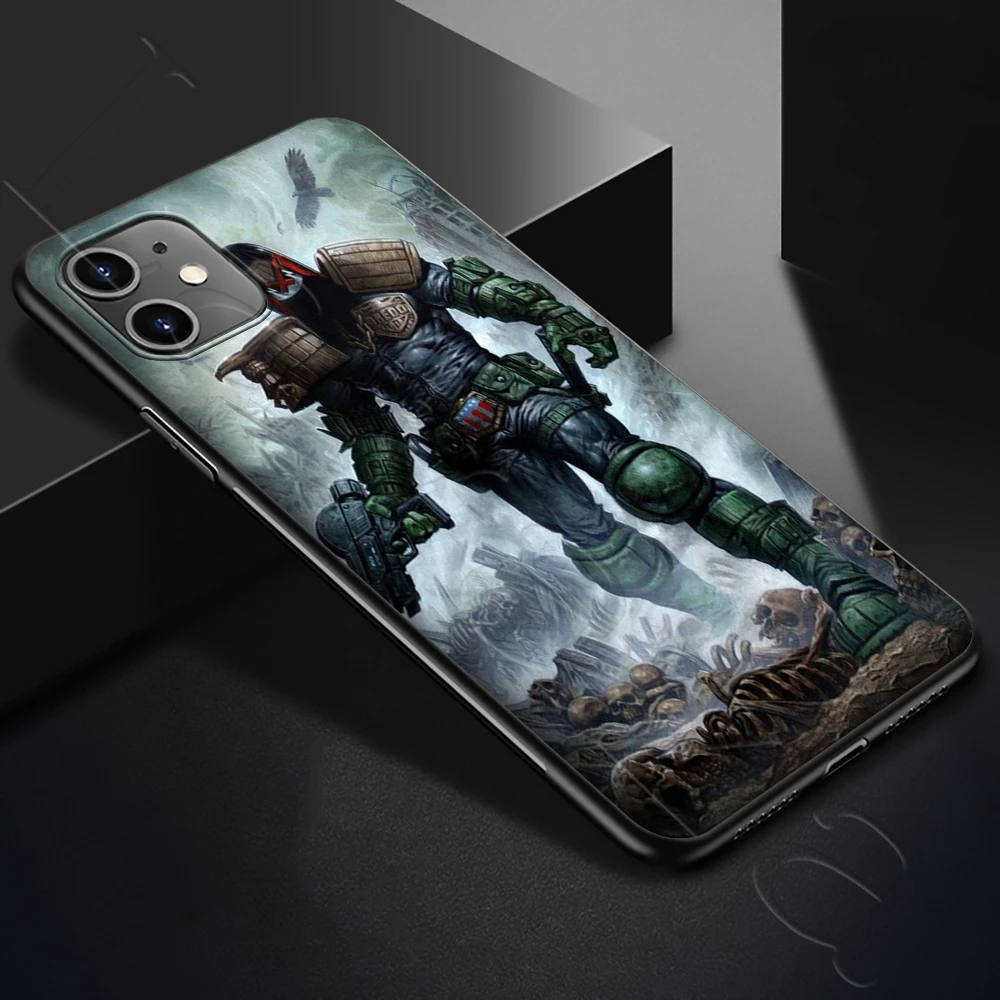 Lavaza Judge Dredd Silicone Soft Case for iPhone 12 Mini 11 Pro XS Max XR X 8 7 6 6S Plus 5 5S SE | Мобильные телефоны и