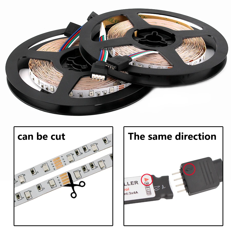 12 в 1 м Светодиодные полосы SMD 2835 3528 Водонепроницаемый RGB теплый белый свет водить 60leds/M 12 V Светодиодные полосы светодиод лента fleible украшения для вечерние