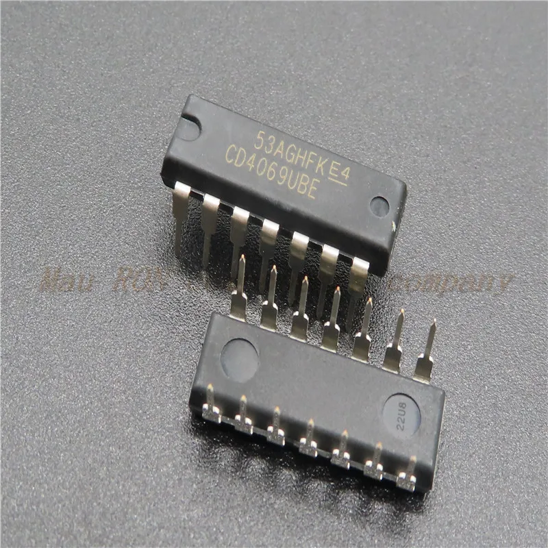 10 шт./лот CD4069UBE CD4069U DIP 14 DIP-14 CD4069 новый оригинальный в наличии