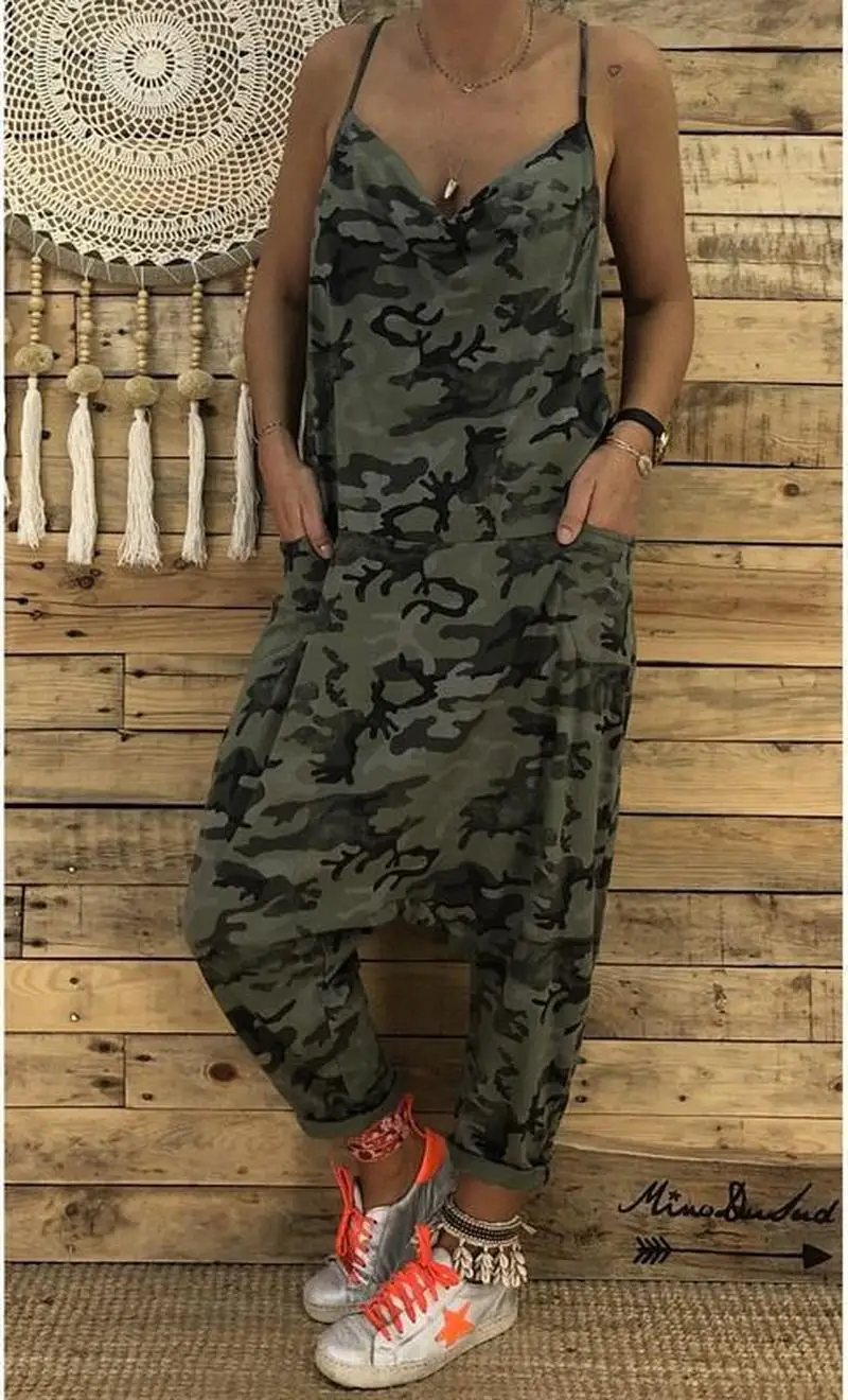 ZOGAA 2019 летние женские комбинезоны без рукавов модные праздничные повседневные