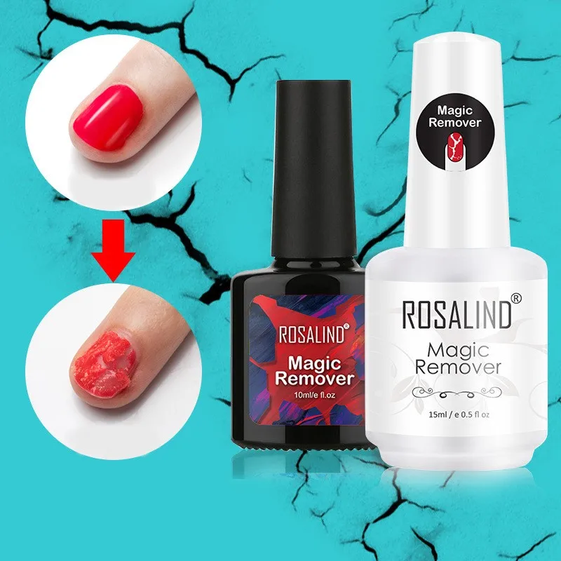 Волшебное средство для снятия гель лака ногтей маникюра быстрая очистка в