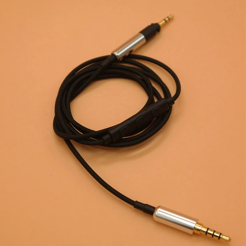 Наушники гарнитура сменный кабель с пультом дистанционного управления и