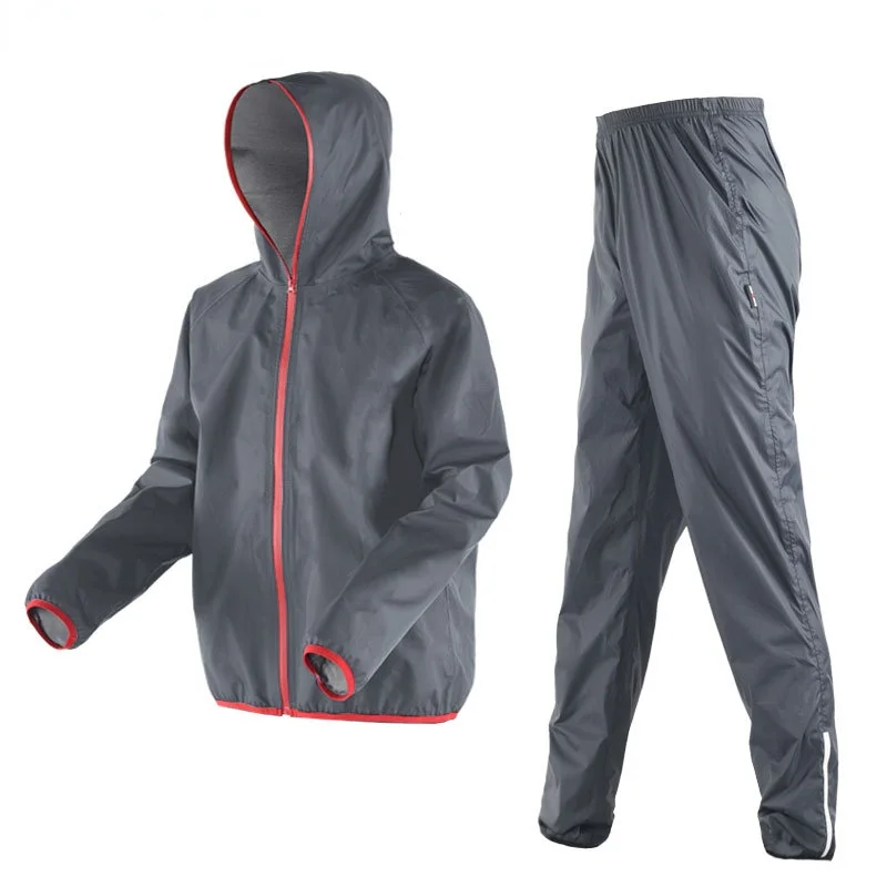 

Men Raincoat Rain Pants Riding Jackets Waterproof Hiking Lightweight Coat2022