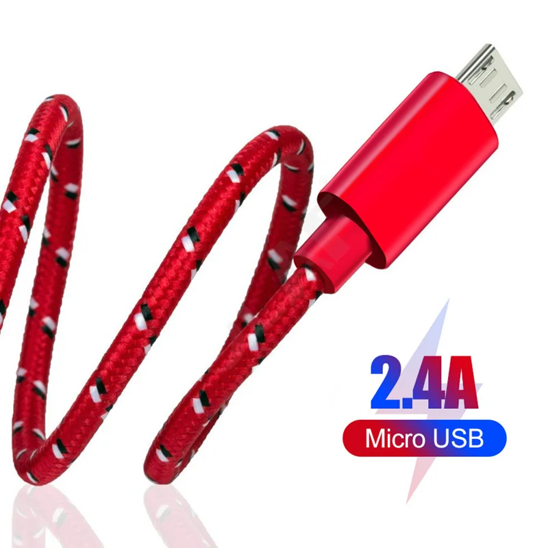 Кабель Micro USB 1 м 2 3 usb кабель для быстрой зарядки и передачи данных Samsung S6 S7 Xiaomi 4X LG