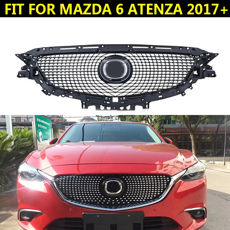 Автомобильные аксессуары передняя Бриллиантовая решетка для MAZDA 6 Atenza 2017 2018