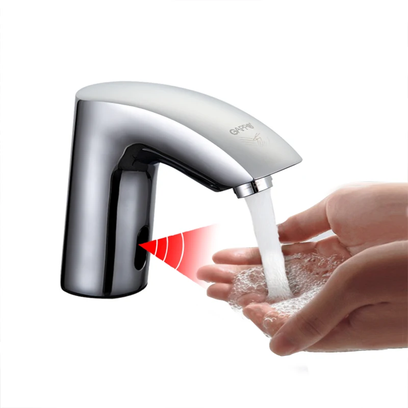 GA518 GAPPO, инфракрасный датчик, кран для раковины, смеситель для воды, смеситель для ванной комнаты, сенсорные краны, Бесконтактный кран для раковины GA517/18/19 - Цвет: GA518
