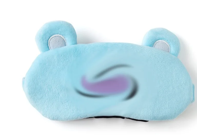KOYA Мягкая маска для глаз из мультфильма kawaii, мягкая на ощупь, игрушка для путешествий, ланч-брейк, затенение сна, дышащая натуральная маска для сна, фигурки, подарок для детей - Цвет: KOYA