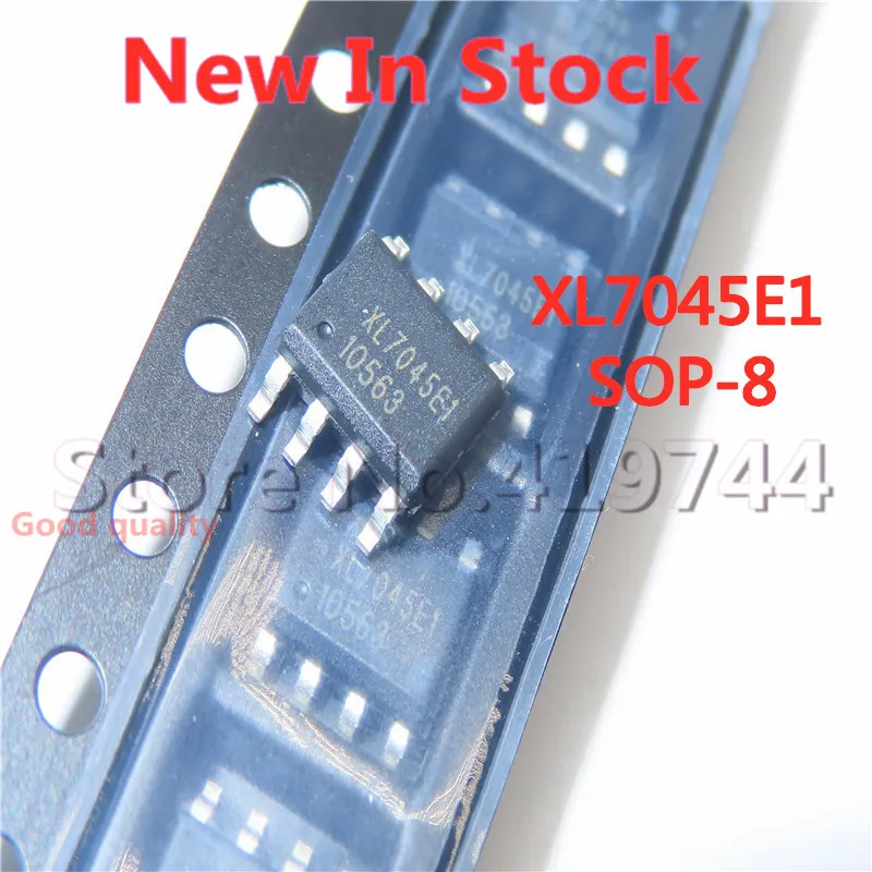 

5PCS/LOT XL7045E1 SMD SOP-8 0.3A 1.25-20V 100KHz step-down DC conversion In Stock NEW original IC