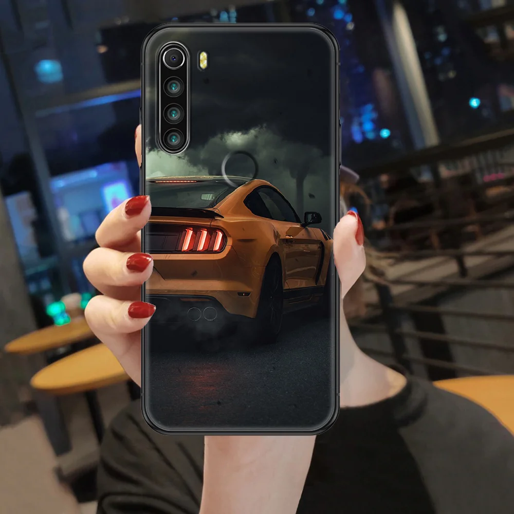 

sports car horse Mustangges Phone case For Xiaomi Redmi Note 7 7A 8 8T 9 9A 9S 10 K30 Pro Ultra black silicone prime trend funda