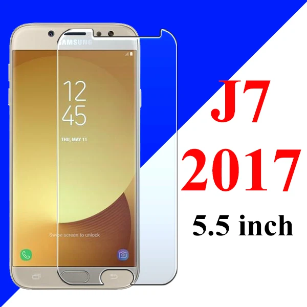Закаленное стекло для Samsung Galaxy J2 Prime защита для экрана J3 J5 J7 Защитная Броня Samsun Galax J 2 3 5 7 Чехол лист - Цвет: j7 2017