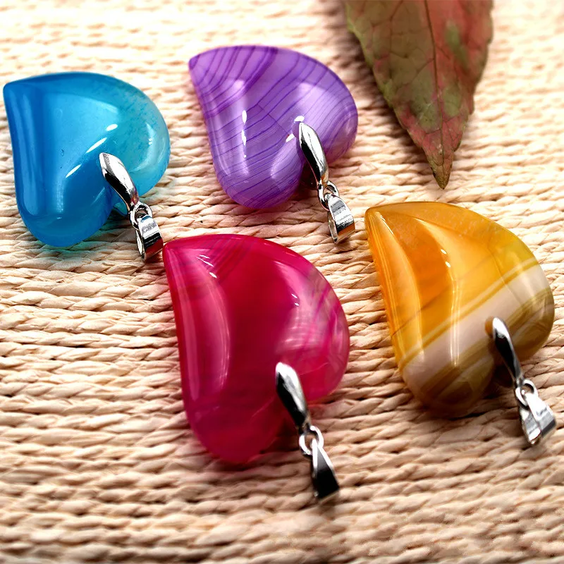 Натуральный многоцветный камень 25*25 мм пара любовь кулон ювелирные изделия