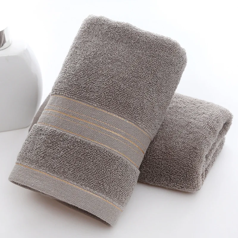 

4 Pieces 100% Cotton Yarn Dyed Hand Towel Satin towel Soft Terry Absorbent Towel 34*74 CM