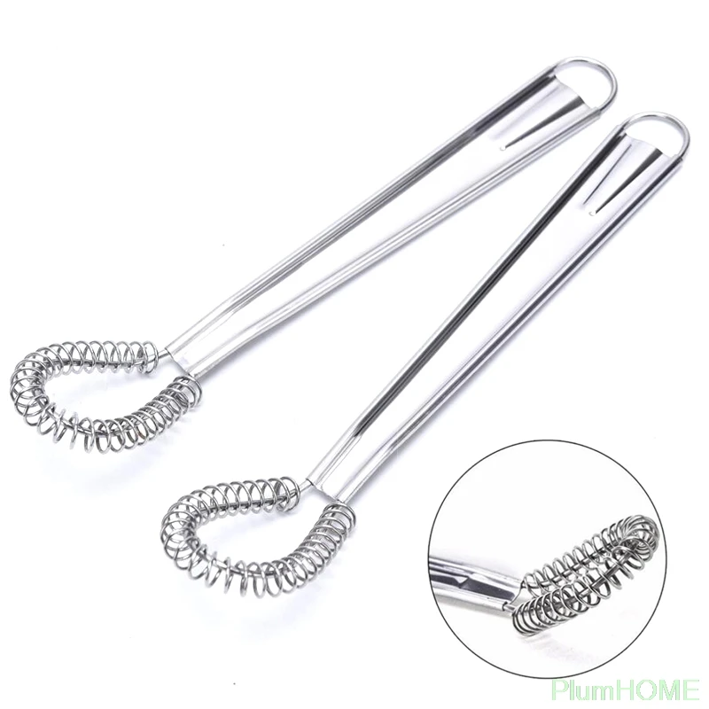 

1pcs 20cm Stainless Steel Magic Hand Held Spring Whisk Mini Kitchen Eggs Sauces Mixer Cooking Tools Hot Sale