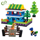 100200500 шт. 10 мм микро алмазные строительные блоки сделай сам креативные маленькие кирпичи модель фигурки детская развивающая игрушка Подарки для детей DDJ