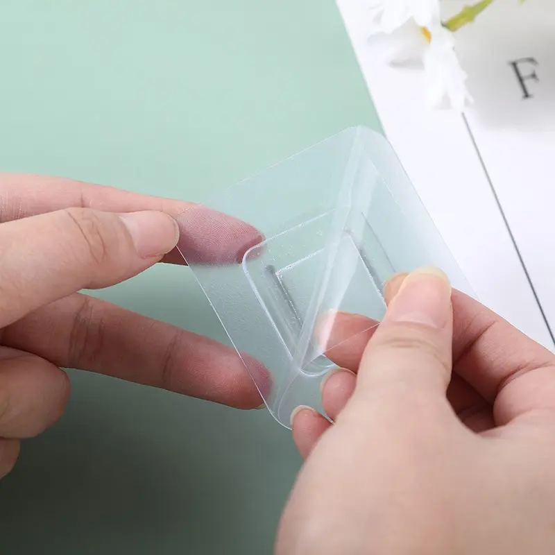 

double sided adhesive wall hooks Wall Hanger Transparent Suction Cup Sucker Hook Double-Sided Adhesive Wall Hooks Dropshipping