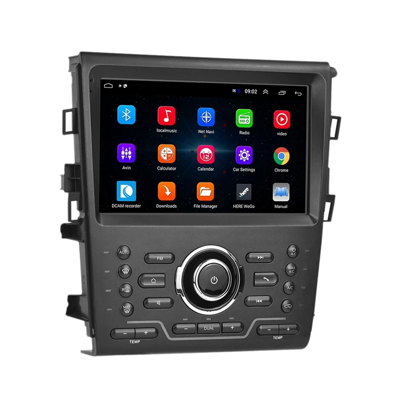 7 дюймов Android 9 1 HD Пресс Sn автомобиля MP5 плеер 1G + 16G Wi Fi Bluetooth FM радио для ford Mondeo GPS