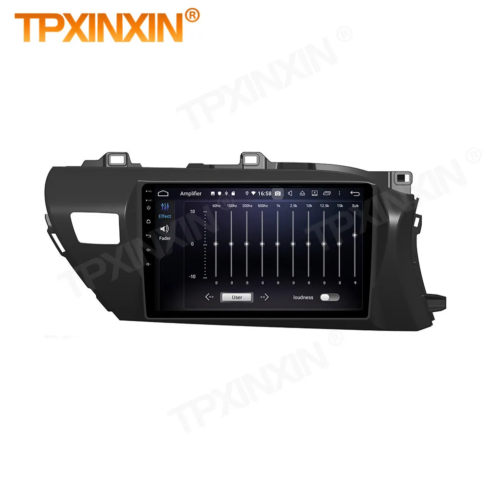 

4+128G Carplay 2 Din Android Screen Multimedia Stereo Receiver For Toyota Hilux 2016 2017 2018 WiFi Radio Audio Player Head Unit