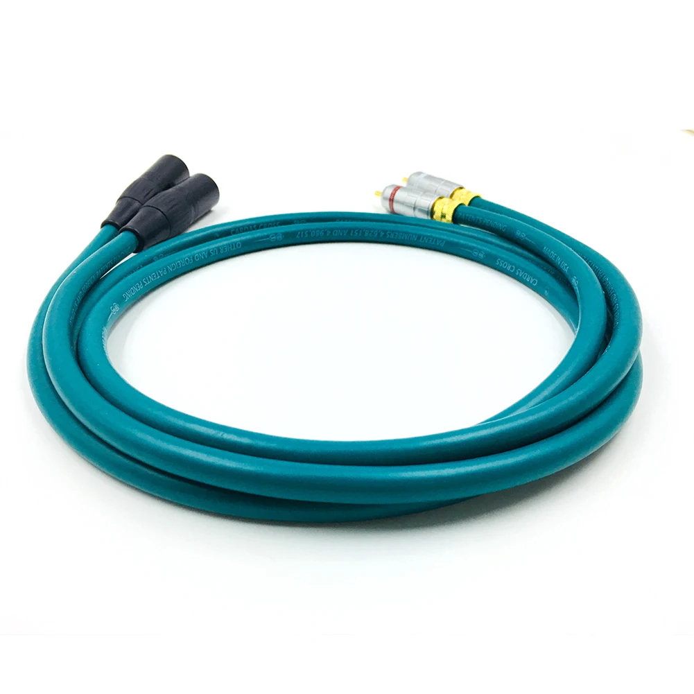 Кабель HiFi Cardas с Rca штекером на Xlr кабель 2 3 контактным для микрофона и