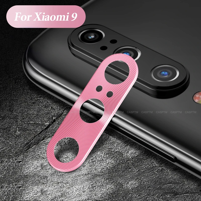Rosered Для Xiao mi 9 Se mi 9 объектив камеры защитное кольцо покрытие алюминия для Xiao mi 8 SE mi 8 задняя защитная пленка высокого качества - Цвет: Rosered