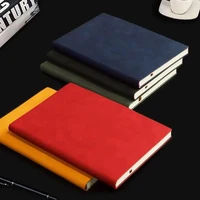 portable notebooks a6 travelers journals school office meeting record notepadsoft leather diarys160pages80gsm agenda 2021