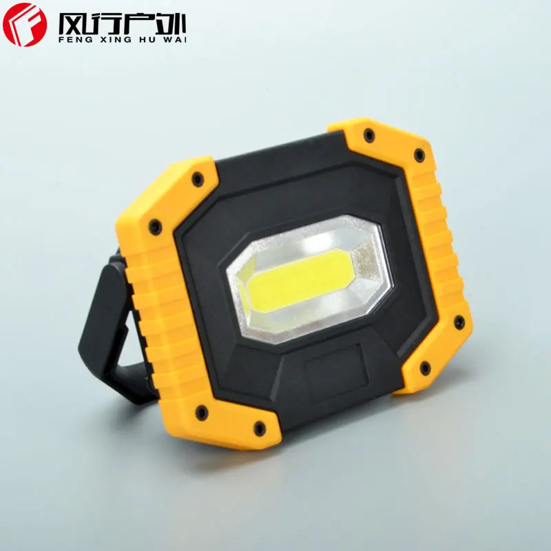 COB employ 2x18650 and 4xAA Floodlight USB Charging Portable Searchlight Emergency Light Led Flood Outdoor construction | Освещение