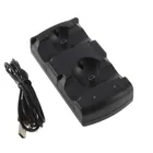 Двойной зарядный держатель док-станция зарядное устройство Подставка + USB-Кабель питания Шнур для Playstation Dualshock 3 PS3 Геймпад контроллер навигация при движении