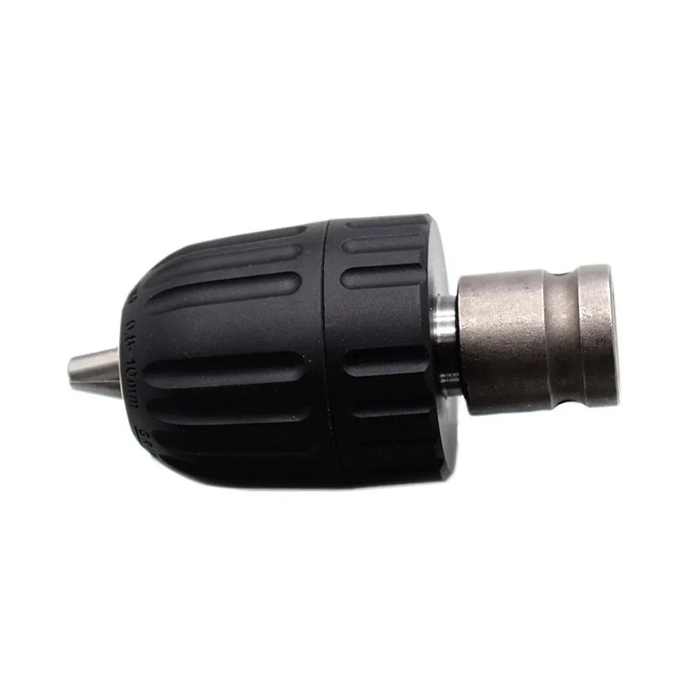 

0.8-10mm Keyless Drill Chuck Converter 3/8-24UNF Thread Drill Bit Adapter 1/2" Square Socket Adaptor For Impact Drivers Drill