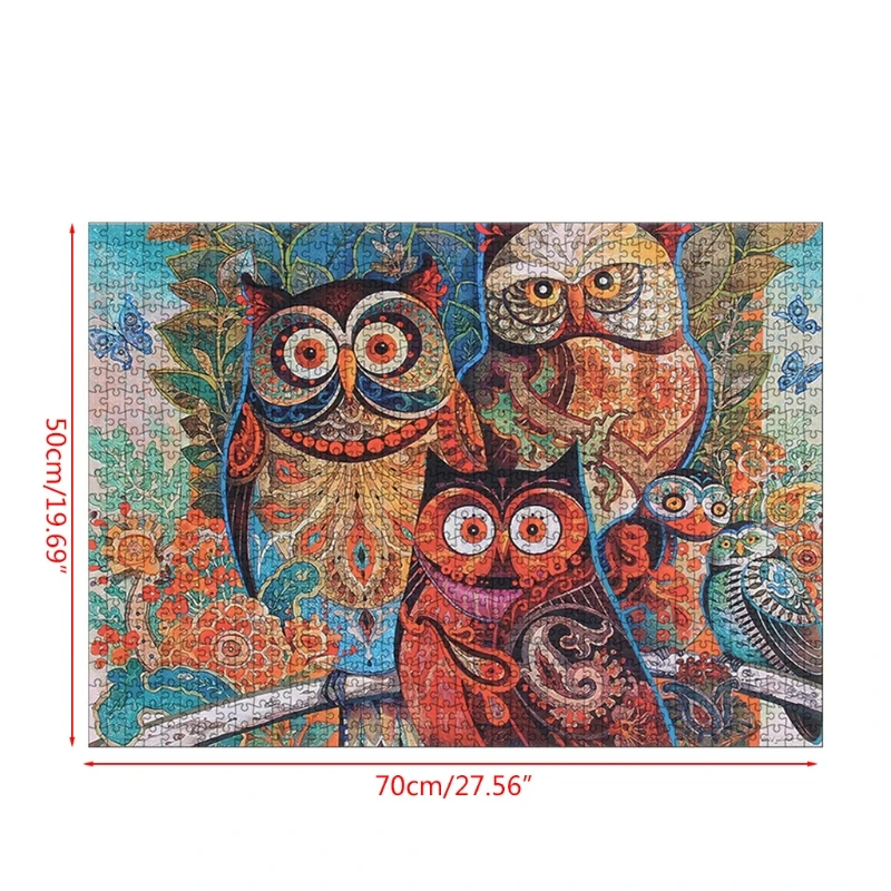 

J2FF Assembly 3D Puzzle for Kids/Adult 1000Pcs for House Decor Office & School Supplies Home Dcor Decorative Painting Jigsaw