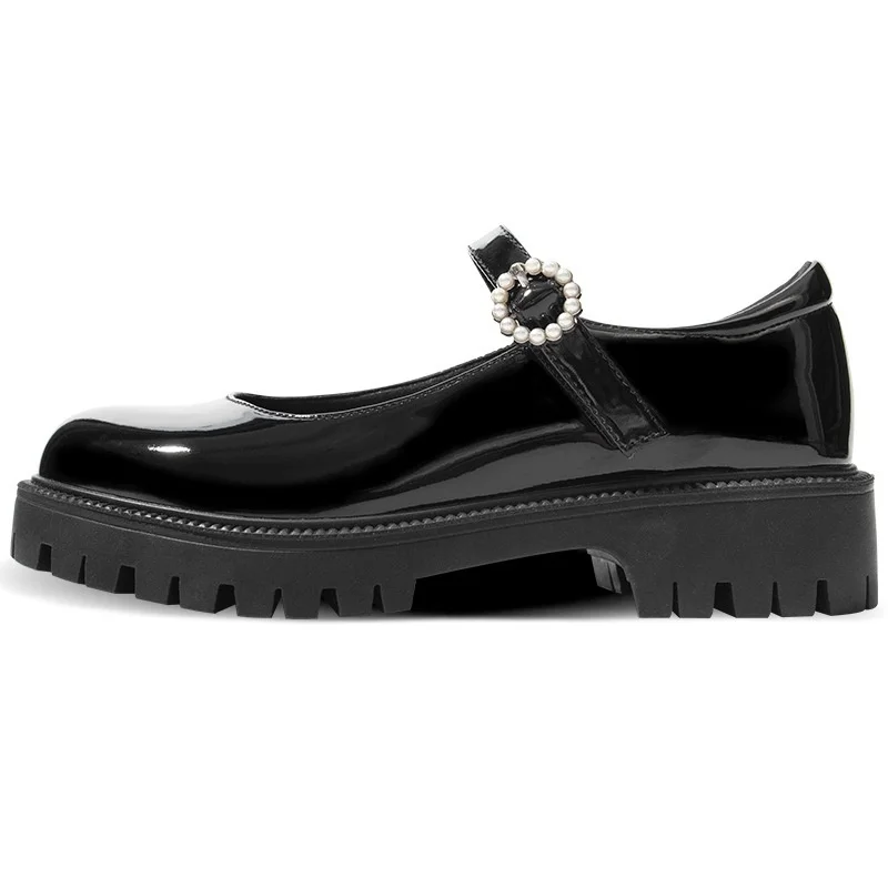 

Mary Jane shoes women's fall 2021 new solid color flat pumps women's shoes retro sweet cool Japanese single shoes