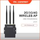 Водонепроницаемый наружный 4G CPE маршрутизатор 4G LTE Wi-Fi маршрутизатор WanLan порт двойные внешние антенны 3G4G SIM-карта маршрутизатор для покрытия Wi-Fi