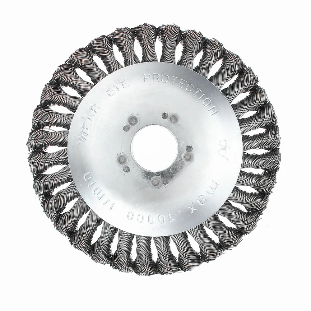 

6/8 Inch Grass Trimmer Head Steel Wire Trimming Head Rusting Brush Cutter Mower Wire Weeding Head for Lawn Mower