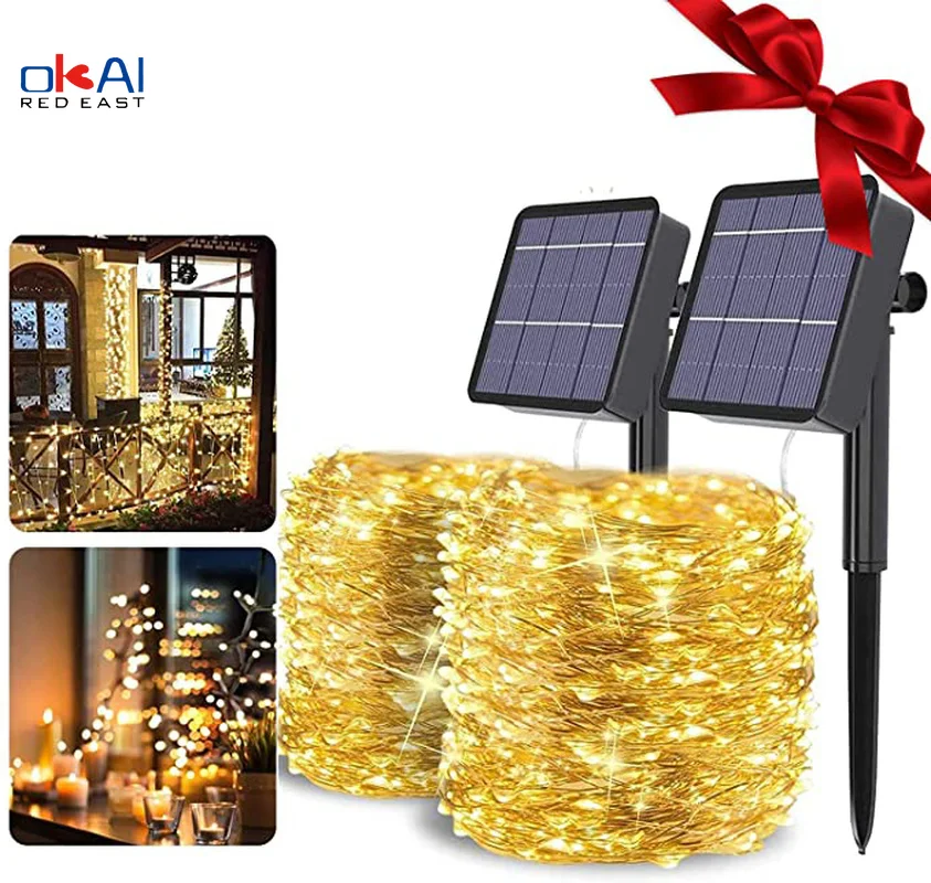 

Solar String Lights Garden Lights Waterproof Outdoor Garden Decoration Wedding Decoration Outdoor Lighting Copper Wire Lights