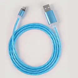 Type C blue Cafele type C USB кабель 2.1A микро-строка данных для Xiaomi Mi8 Mi9 Note IPhonex Xs Max Red Rice Hua Wei samsung OPPO VIVO оборудование - Цвет: Type C blue