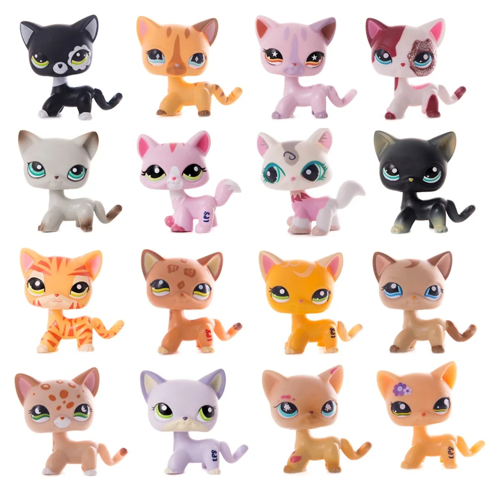 Lps Pet Shop 33 шт. игрушки стоят для кошек собака колли Такса коккер-спаниель датский