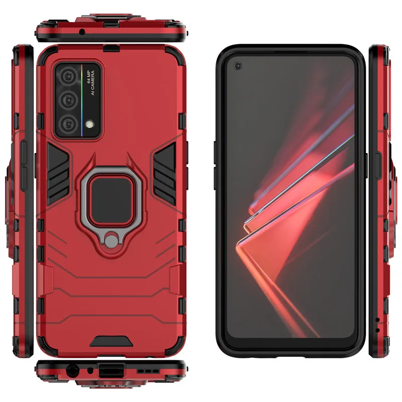 For Realme GT Master Case Cover Realme Q3 Pro Carnival Q3i GT Neo 5G Ring Holder Armor Phone Bumper Realme GT Master Explorer